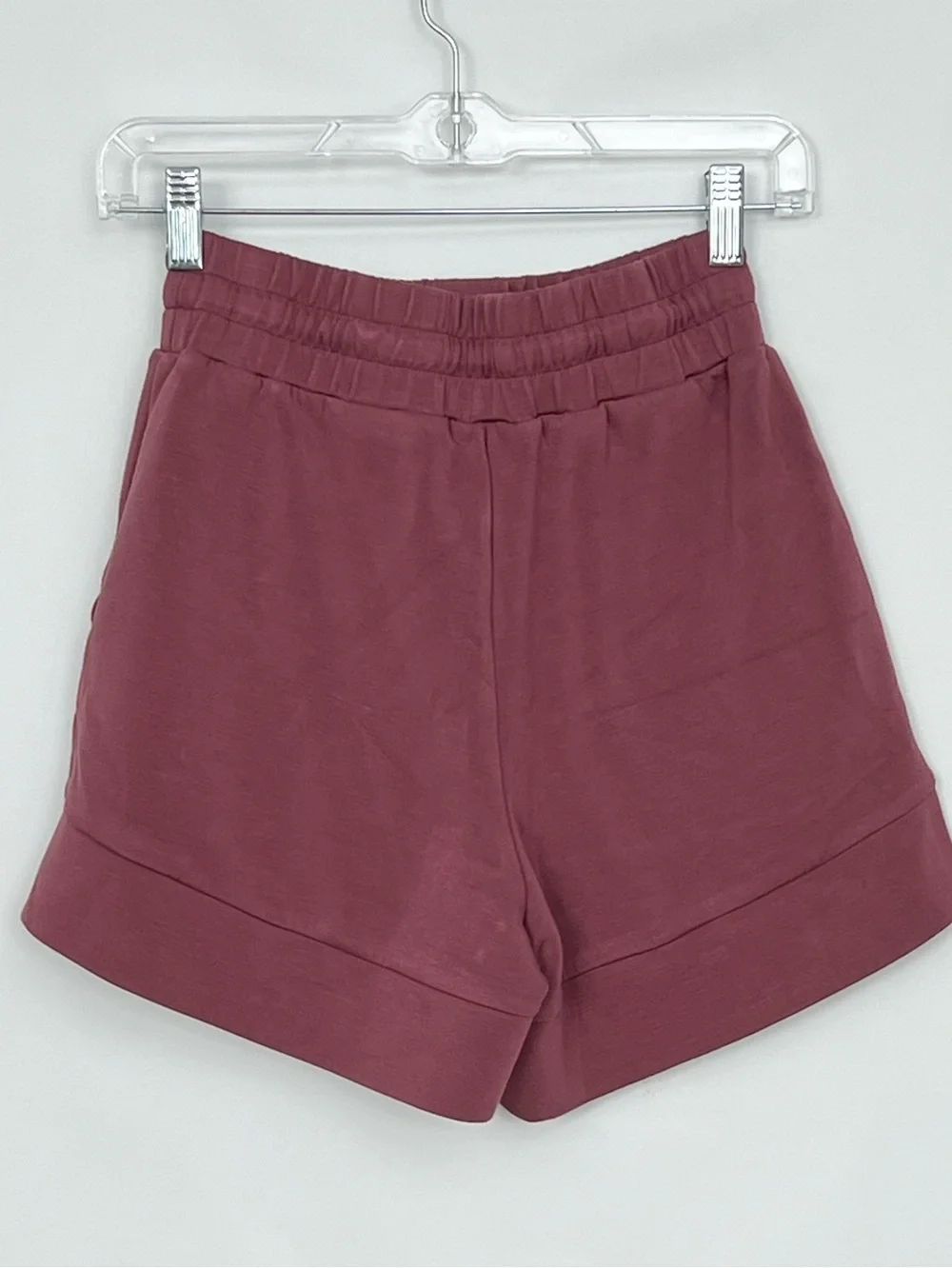 Varley Atrium High-Rise DoubleSoft Shorts Rich Raspberry XXS